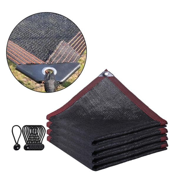 Ojales de tela para sombra con protección solar al 90 % y pantalla para pérgola de césped de patio, cubierta, invernadero 2x3 metros
