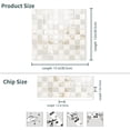 thumbnail image 6 of DEWOO 10 Sheet Thicker Mosaic Peel and Stick Backsplash Tile Removable Self Adhesive Wall Tiles for Bathroom Kitchen Counter (12"×12",Beige), 6 of 14