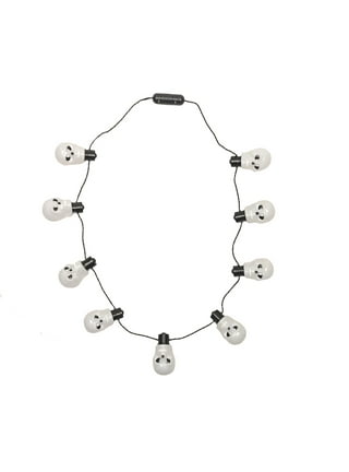 Blinkee Ahlufblcn-p25 Assorted Halloween Light Up Flashing Body Light Charm Necklaces - Pack of 25, Women's, Size: 25 in