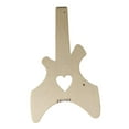 thumbnail image 2 of Guitarra de madera tallada, guitarra inacabada, juguete educativo temprano, guitarra de madera DIY Amar, 2 of 9