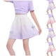 thumbnail image 4 of Odeerbi 5-15 Años Niñas Pantalones Cortos de Seda de Hielo de Verano Gradient Workout Athletic Sports Pantalones Cortos de Pata Ancha Elásticos de Cintura Pantalones Cortos Cómodos, 4 of 7