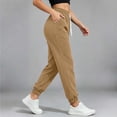 thumbnail image 6 of Guluxicc Corduroy Jogger Pants for Women Drawstring Elastic Waist Ribbed Tapered Pants with Pockets for Everyday Fall Winter, 6 of 8