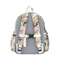 thumbnail image 3 of Chihuahua and Flower Backpack for School,Cute School Bag,Schoolbag with Adjustable Shoulder Straps & Padded Back,13.4"x11"x4.7", 3 of 6