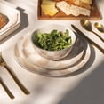 thumbnail image 3 of Thyme & Table Celine Beige 12-Piece Ceramic Dinnerware Set, 3 of 8