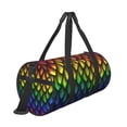 thumbnail image 3 of Easygdp Dragon Scales Travel Bag, Camping, Weekend, Carry On Overnight Duffel Bag with Shoulder Strap, 3 of 8