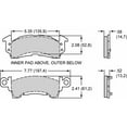 thumbnail image 3 of Wilwood 150-12249K D52 BP-40 Brake Pad Set, GM III, 3 of 4