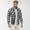 E-Black, variant on 2025 Men's Shirt Jacket with insulated Flannel Quilted Lined Long Sleeve Mens Small Winter Jackets Plaid Coat Button Down Men's Work Coats and Jackets Thick Outwear Winter