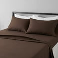 thumbnail image 1 of Lightweight Super Soft, Wrinkle-Free, Easy Care Microfiber 4-Piece Bed Sheet Set with 14-Inch Deep Pockets, Full, Bright White, Solid, 1 of 7