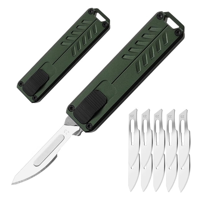 Cuchillo utilitario Caressolove, cortador automático de cajas de seguridad EDC