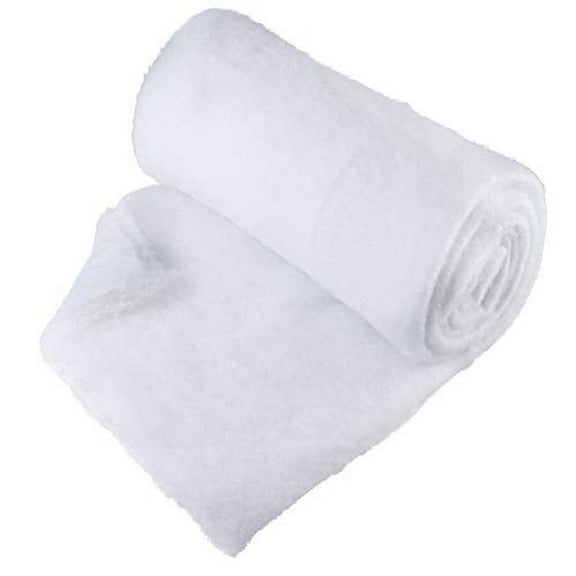 Prextex Christmas White Fluffy Fake Snow Blanket Roll