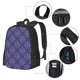 thumbnail image 2 of Disketp Lavender Flowers Mochila Minimalista de Gran Capacidad, Mochila de Viaje para Escuela, Trabajo o Uso Diario, 2 of 6