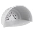 thumbnail image 3 of Semi-circular Imitation Leather Pattern European Style Wall-mounted Flower Pot, 3 of 8