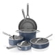 thumbnail image 1 of Juego de utensilios de cocina Ninja NeverStick Ceramic Pro, 10 piezas, azul, 1 of 9