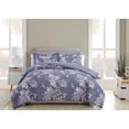 thumbnail image 3 of Marina Decoration Ultra Soft Luxury Fluffy Goose Down Alternative Bed in a Bag Rich Printed Comforter Set Includes Sheet Set, Romantic Inkwash Flowers Pattern, 3 of 3