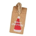 thumbnail image 3 of facefd 100PCS/Set Kraft Paper Christmas Crafts Gift Tags Price Tag Hanging Deco 4, 3 of 6