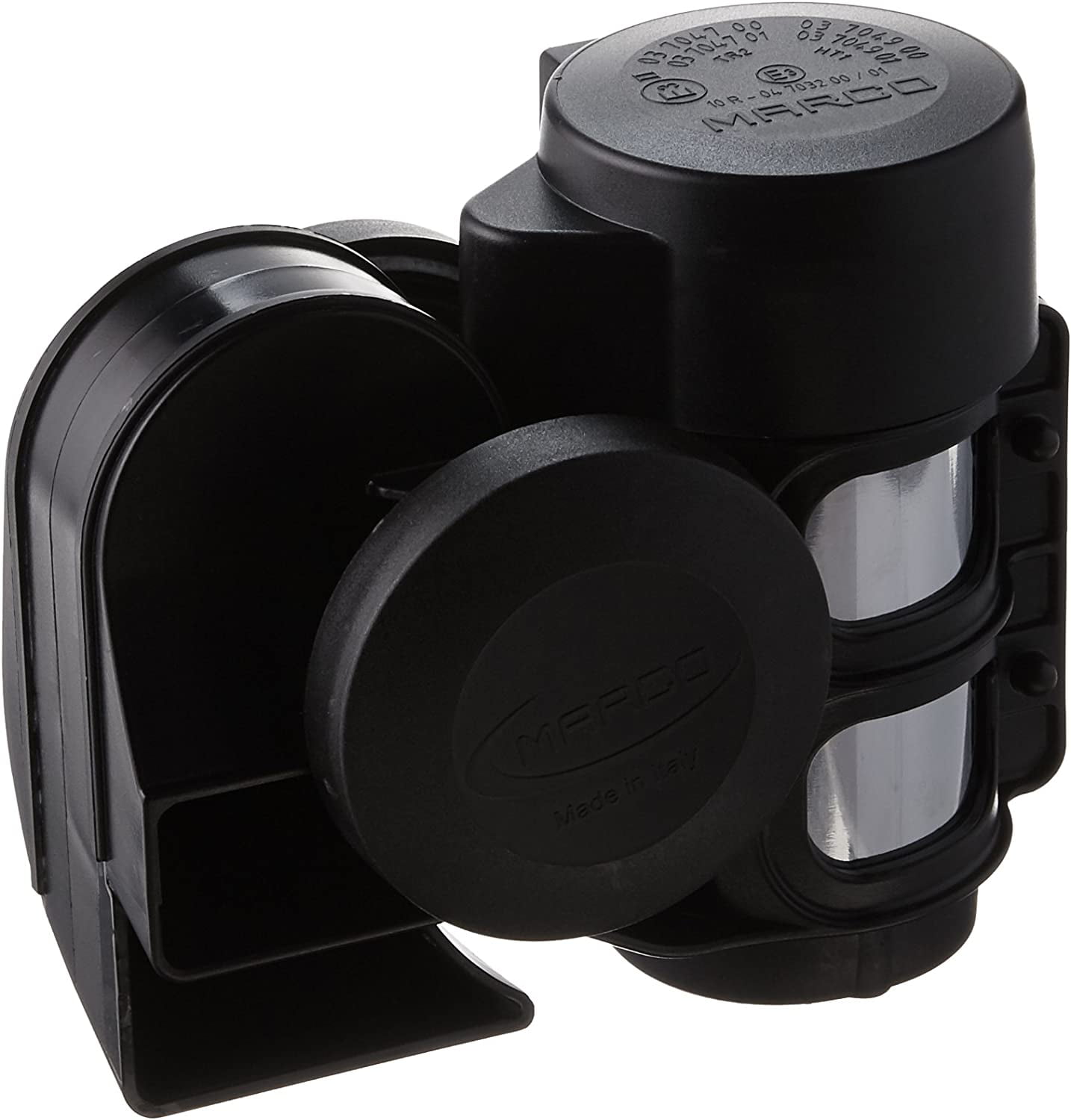 Horn, Buzzer & Reverse Alarm - Compact Twin Tone Air Horn 24 Volt