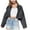 Black, variant on Women's Oversized Denim Jacket Fashion Women Casual Pockets Button Solid Long Sleeve Tops Jacket Coat S-75 Black L