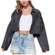 thumbnail image 1 of Chaquetas de mezclilla para mujer Abrigo casual de moda Bolsillos Botón Sólido Manga larga Sin capucha Tops Chaqueta Abrigo de mezclilla Odeerbi ODB-2, 1 of 9