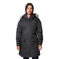 thumbnail image 1 of Chaqueta Columbia Suttle Mountain, larga, negra, XXL, para mujer, 1 of 7