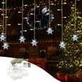 thumbnail image 1 of SSZMDLB under $5 Christmas Curtain Light, Snowflake Curtain Light with Remote, LED String Lights for Holiday Decor, Party Decoration, Home Lighting, Indoor Decor, Window Decor, Wall Accent Lights, 1 of 6