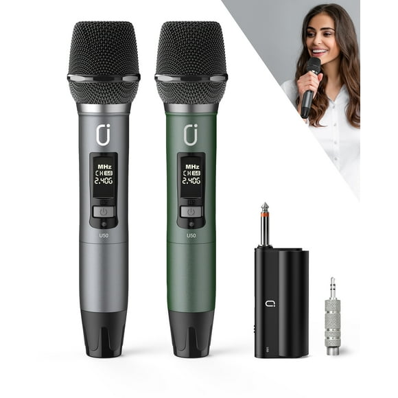 JYX Wireless Microphone, Handheld Professional Karaoke Microphone for Singing, Speech, Party