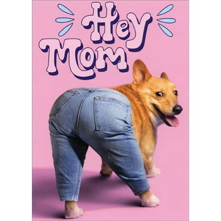 Avanti Press Corgi Dog Mom Jeans Funny Mother's Day Card