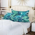 thumbnail image 6 of GZHJMY Green Tropical Leaves Pillowcase Queen Size, Super Soft Pillow Shams Covers, Plush Cozy Pillow Cases with Zipper, 20" X 30"（588）, 6 of 6