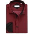 thumbnail image 3 of WARHORSEE Mens Dress Shirts Long Sleeve Regular Fit Printed Button Down Shirts, 3 of 11