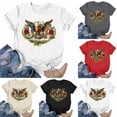 thumbnail image 6 of 250th Anniversary USA Shirt for Women America 250 T-Shirts Short Sleeve Patriotic Memorial Day Tops 4th of July Gift Tee Tops, 6 of 6