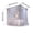 Gray, variant on Three-Door Mosquito Net - Household Encrypted Floor-Length Bed Curtain Net for Bedroom Decoration and Bed Curtain