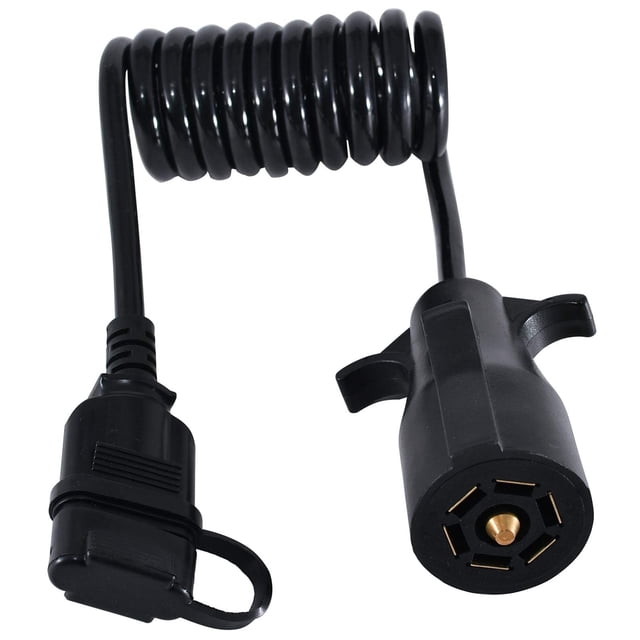 Adaptador de remolque RED WOLF de 7 direcciones, redondo a 4 vías plano, 1,5 m