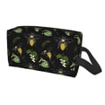 thumbnail image 2 of Goofa Bee Floral Printed Toiletry Bag with Handle,Large Capacity Travel Makeup Cosmetic Bag for Women, Carry on Airport Airline Compliant Bag, 2 of 9