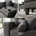 thumbnail image 4 of Set Sala Esquinera Vince Gris Oxford + Sofá Cama Element Gris Oxford Easy Living, 4 of 10