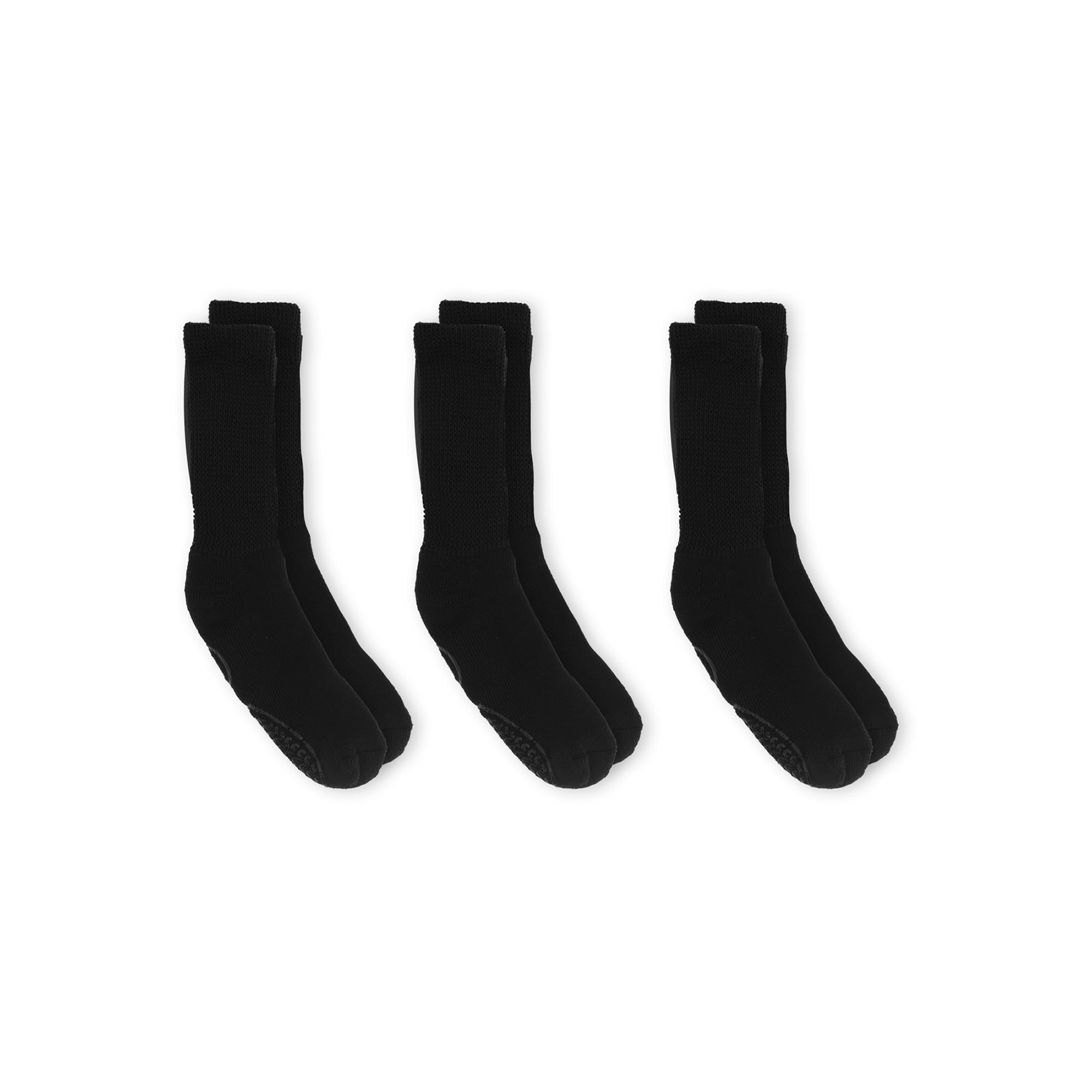 Dr. Scholl's Men's Advanced Relief Gripper Crew Socks for Diabetic Care, 3 Pack