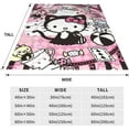thumbnail image 6 of Cute Throw Blanket for Women Girl Kawaii Flannel Blanket Super Soft Warm Towel Blanket for Couch Sofa Bed Living Room 40x50 in, 6 of 6