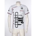thumbnail image 3 of ZALDITA Unisex 3D Chef Shirts Personalized All Over Printing Chef Uniform for Hotel Kitchen White M, 3 of 7