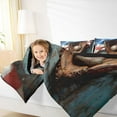 thumbnail image 5 of Homewish Baseball Game Bedding Comforter Set,Sport Theme Twin Comforter Sets,Brown White Bedding Set For Boys Teens,Ultra Soft Home Decor Reversible,2 Pieces, 5 of 9