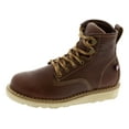thumbnail image 2 of Men's Georgia Boot GB00356 USA Wedge Work Boot Brown Leather 11.5 M, 2 of 5