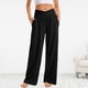 thumbnail image 3 of Pantalones largos informales para mujer, cómodos pantalones sueltos, pantalones de yoga de moda Kuymtek Negro T M para Mujer, 3 of 6