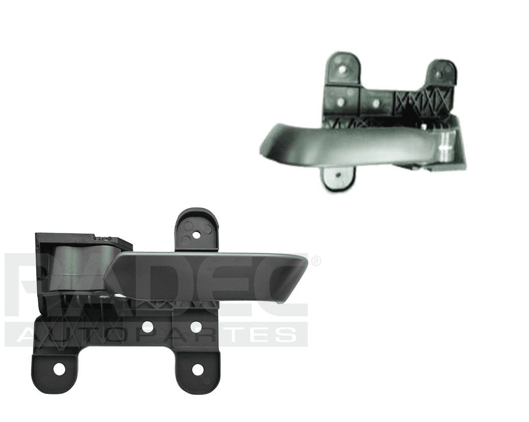 Juego De 4 Manijas Interiores Para Nissan Titan 2004-2014 - Color Gris, Sin Orificio De Cerradura, Fácil Instalación