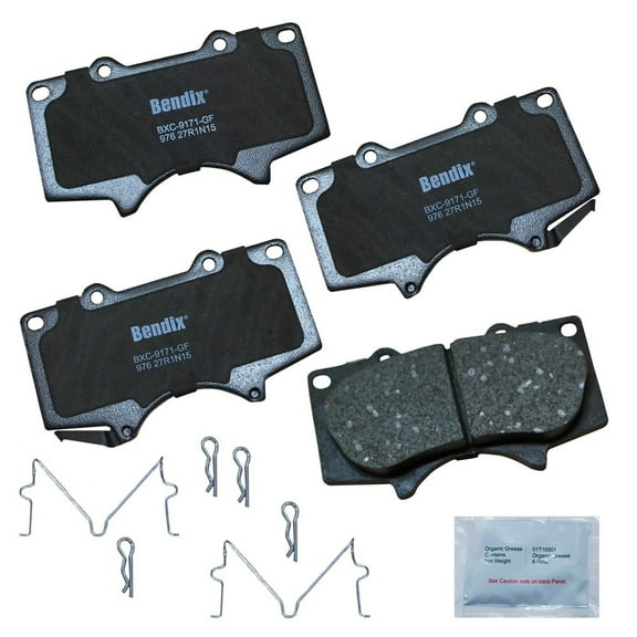 Disc Brake Pad Set Fits select: 2016-2020 TOYOTA TACOMA, 2003-2020 TOYOTA 4RUNNER