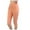 Pink, variant on Fewfanhot Women's Thermal Shapewear Leggings, High Waisted Tummy Control Shapewear, Comfortable Knee Length Solid Color