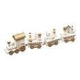 thumbnail image 5 of DOLITY Train Decor Set, Decorative Wooden Xmas Train Toy, Xmas Train Ornament for Party C, 5 of 8