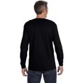 thumbnail image 4 of Jerzees Mens DRI-POWER Active Long Sleeve Crew T-Shirt, 2X, Safty Orange, 4 of 5