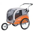 thumbnail image 2 of Sepnine 20303L-Orange Large Pet Dog Trailer & Jogger, Orange, 2 of 2