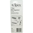thumbnail image 3 of Carex 7-Day Plastic Pill Organizer, Medicine Storage Box, Portable, 1 Count, 3 of 3