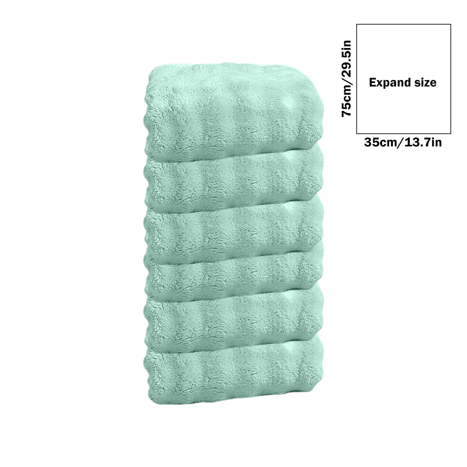Summer Savings Clearance! Boovnll 6 Pack Hand Towels for Bathroom, 13x30" Super Soft & Absorbent Quick Dry Solid Color Towels, Thicken Microfiber Hand Towels for Hotel, Pool, Spa, Beach, Towels