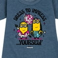thumbnail image 3 of Despicable Me Minions - Dress To Impress Yourself - Toddler & Youth Girls Fleece Dress, 3 of 5