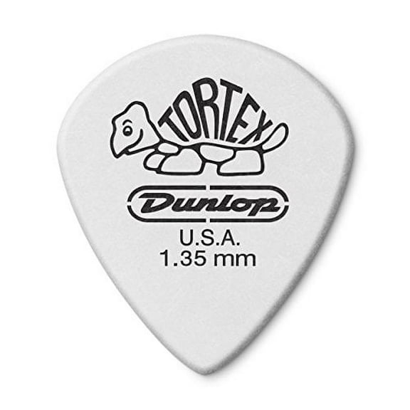 Dunlop 478R1.35 Tortex White Jazz III, 1.35mm, 72/Bag
