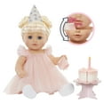 thumbnail image 4 of Baby Born Birthday Baby Doll Annabell - Blue Eyes, Kids Ages 3+, 4 of 8